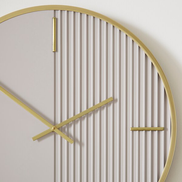 Georgi Ribbed Wall Clock