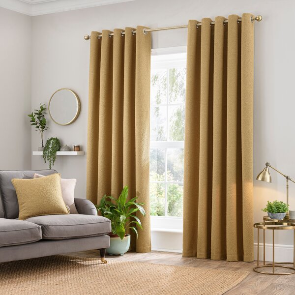 Churchgate Woodhouse Boucle Eyelet Curtains