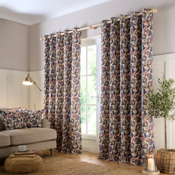 Forest Fruits Eyelet Curtains