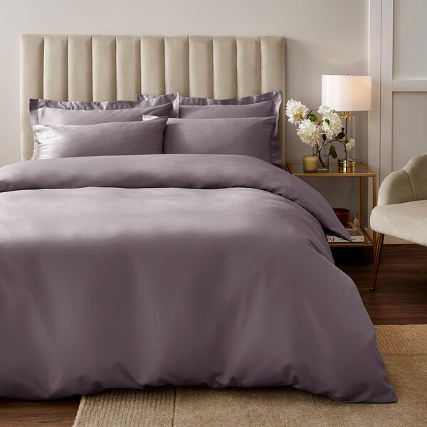 Soft & Silky Duvet Cover and Pillowcase Set Dove (Grey)