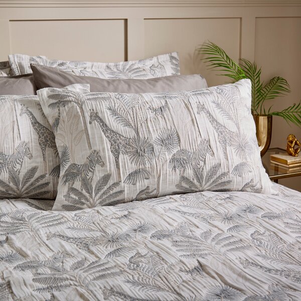 Seronera Safari Natural Duvet Cover and Pillowcase Set