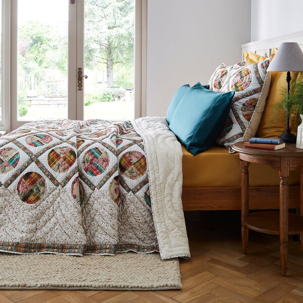 Dorma Tove Patchwork Bedspread