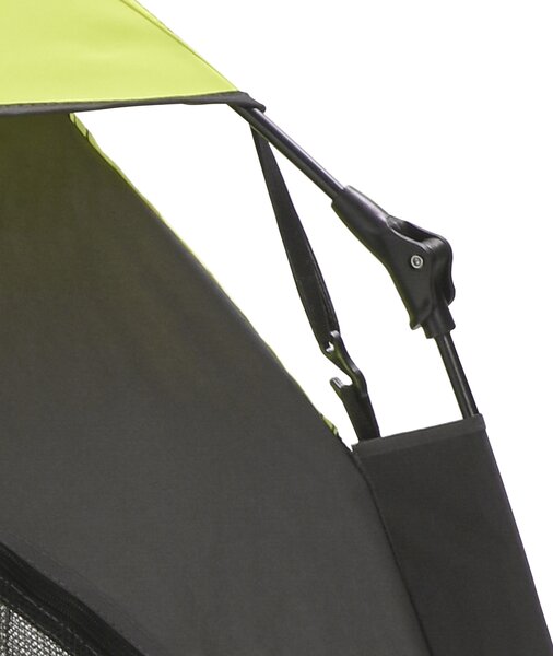 PawHut Foldable Dog Cat Tent with Waterproof Oxford, Carry Bag for Extra Large Dog, Green Aosom UK