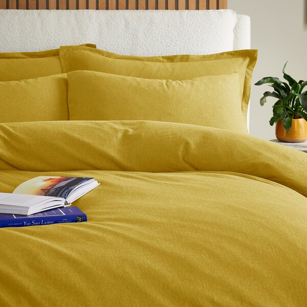 Elements Cotton Jersey Plain Duvet Cover & Pillowcase Set​