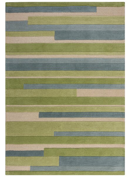 Block Stripes Wool Rug