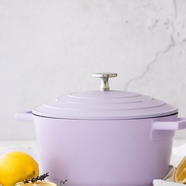 MasterClass 20cm Casserole Dish, 2.5L Purple