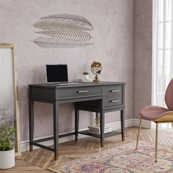 Cosmo Living Westerleigh Lift Desk, Graphite