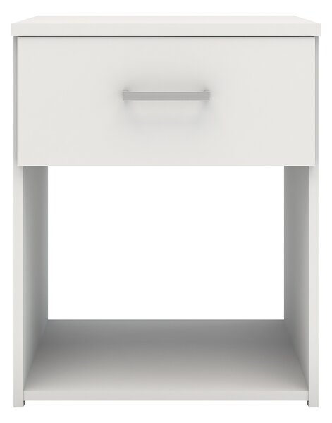 Pacon Bedside 1 Drawer In White
