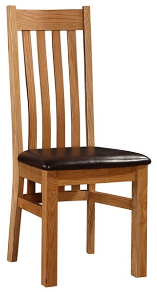 Loussa Solid Oak Chair