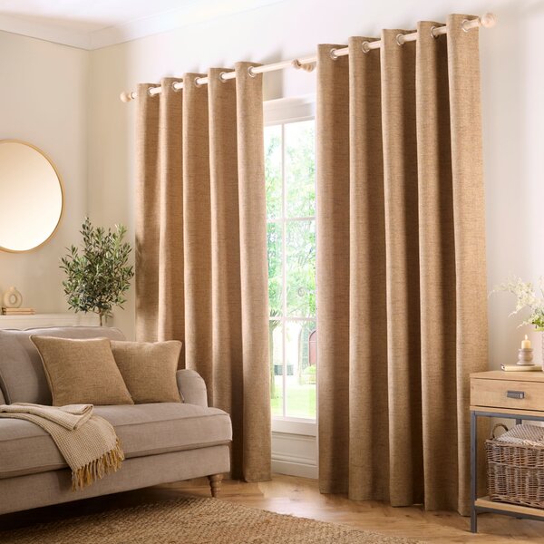 Churchgate Swithland Herringbone Eyelet Curtains