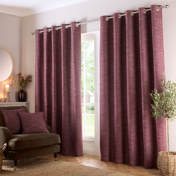 Churchgate Swithland Herringbone Eyelet Curtains