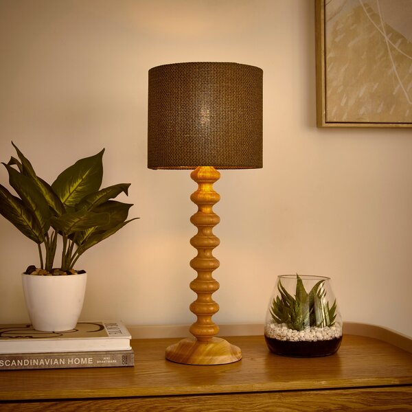 Barkweave Drum Lamp Shade