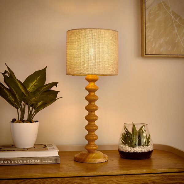 Barkweave Drum Lamp Shade