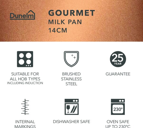 Gourmet 14cm Milk Pan