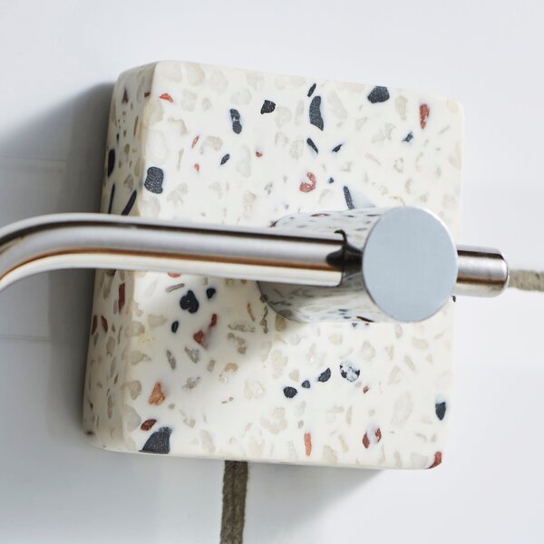 Terrazzo Natural Toilet Roll Holder