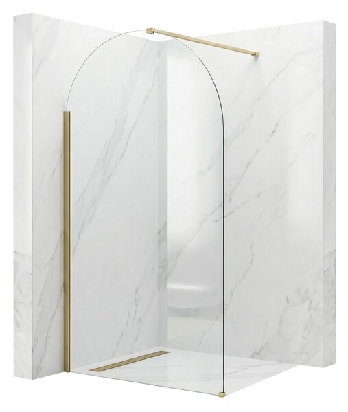 Shower screen Rea Heaven Brush Gold 120