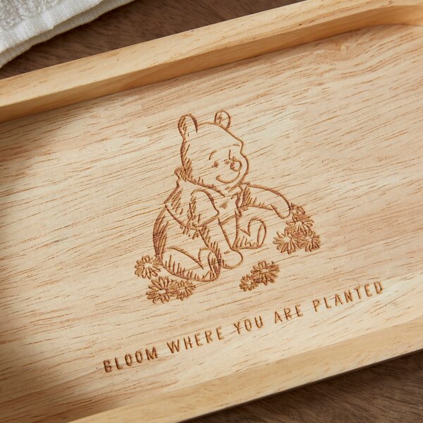 Disney Winnie the Pooh Engraved Wooden Tray