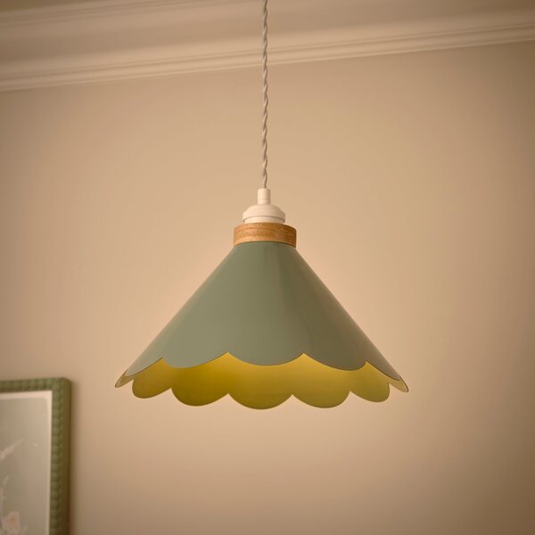 Remi Scalloped Easy Fit Pendant Shade