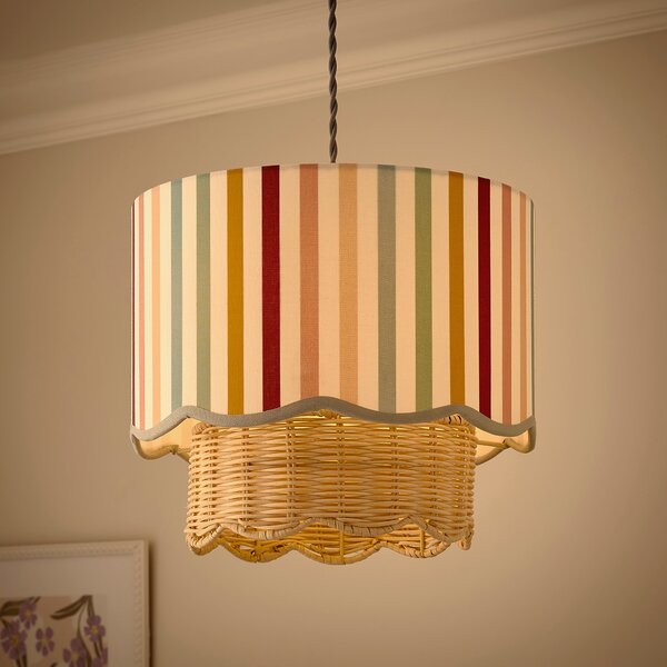 Rainbow Scallop Easy Fit Pendant Shade