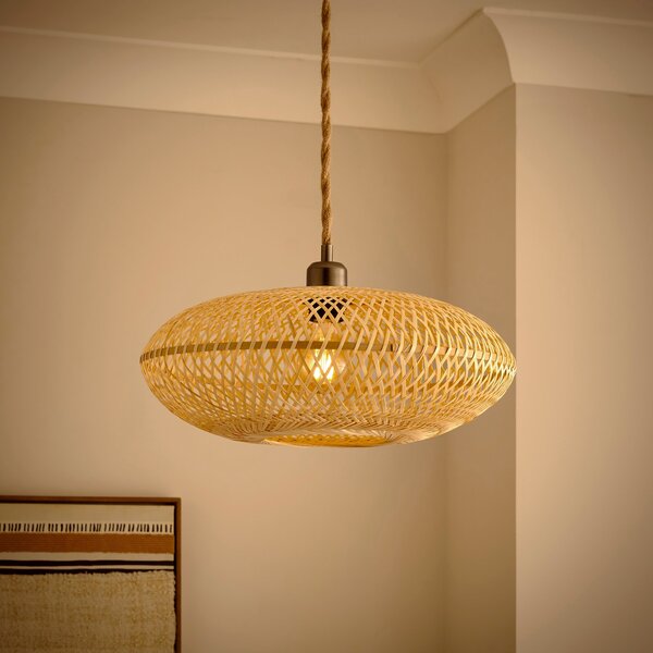 Lise Bamboo Easy Fit Pendant Shade