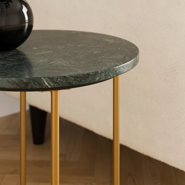 Cinzia Real Marble Side Table