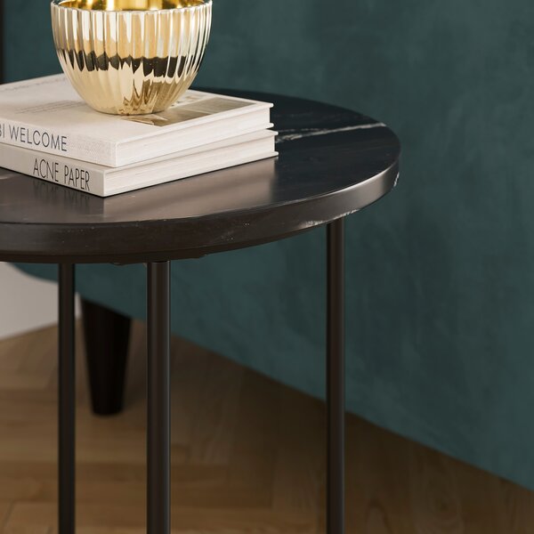 Cinzia Real Marble Side Table