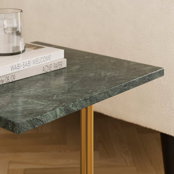 Cinzia Real Marble Square Side Table