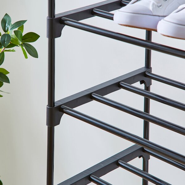 10 Tier Plastic Shoe Rack