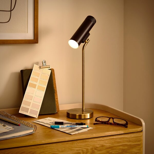 Leo Tubular Rechargeable Touch Dimmable Table Lamp