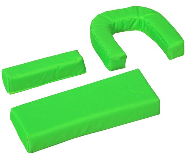 Outsunny Foldable Sun Lounger Duo, Adjustable 4-Level Backrest, Comfort Pillow & Reading Slot, Easy Storage, Vibrant Green Aosom UK