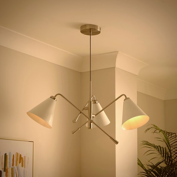 Elements Shaw 3 Light Ceiling Light