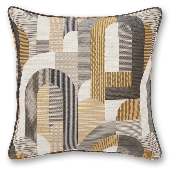 Alvin Geometric Jacquard Cushion