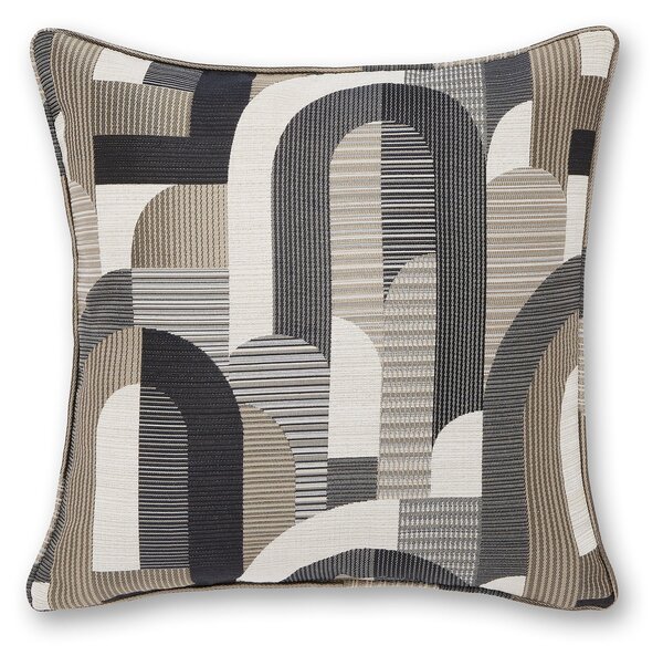 Alvin Geometric Jacquard Cushion