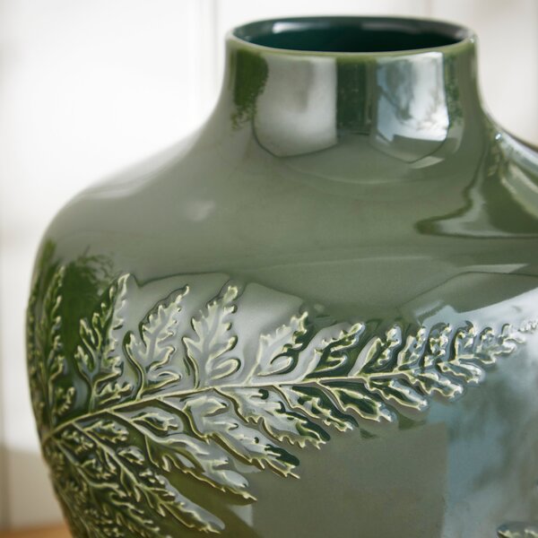 Churchgate Fern Ceramic Balloon Vase