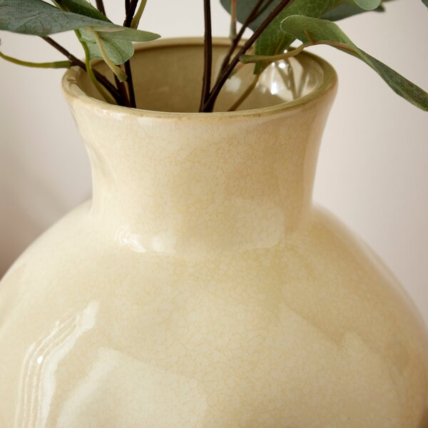 Reactive Glaze Ceramic Traditional Vase