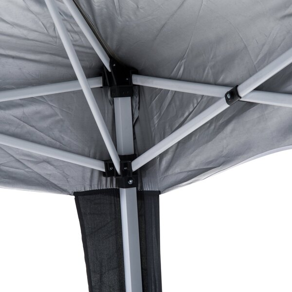 Outsunny Pop-Up Tent, 3Lx3Wx2.4H m-Black