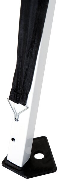 Outsunny Pop-Up Tent, 3Lx3Wx2.4H m-Black