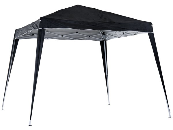 Outsunny Pop-Up Tent, 3Lx3Wx2.4H m-Black
