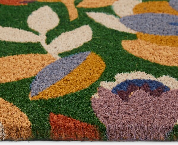 Elements Floral Coir Outdoor Doormat