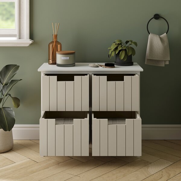 Lilou 4 Drawer Wide Bathroom Storage Unit