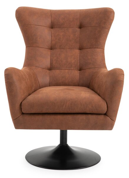 Roan Microsuede Swivel Chair