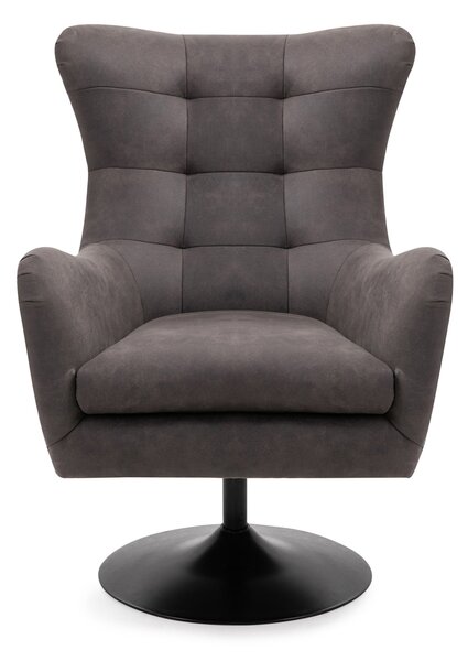 Roan Microsuede Swivel Chair