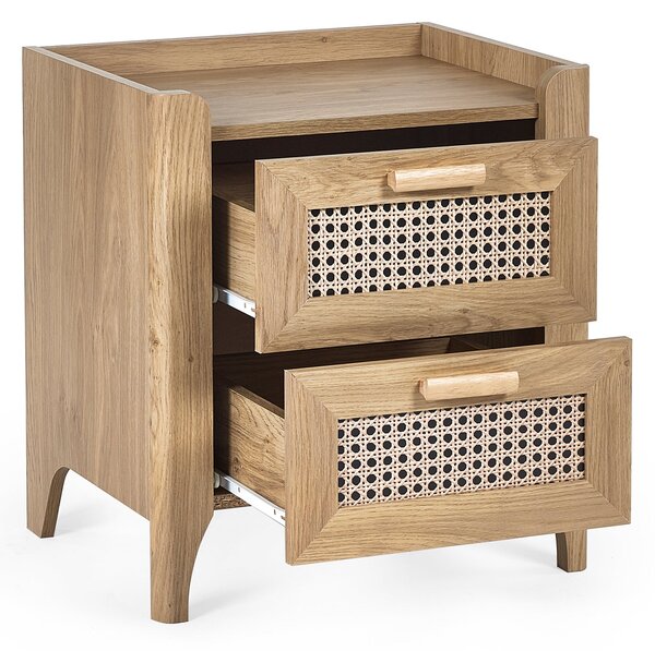 Victor 2 Drawer Bedside Table