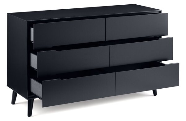 Cecil 6 Drawer Wide Chest, Anthracite