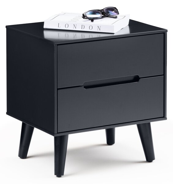 Cecil 2 Drawer Bedside, Anthracite