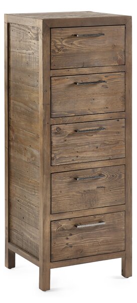 Homer 5 Drawer Tallboy, Pine