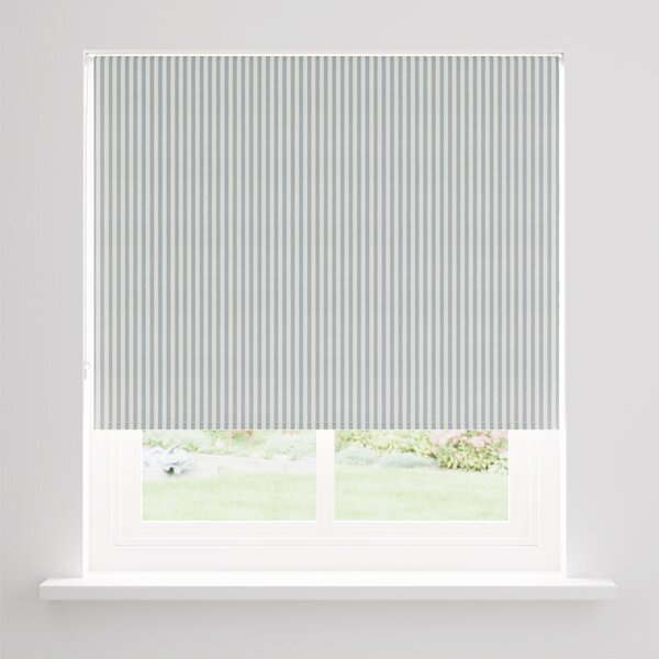 Linford Stripe Blue Blackout Roller Blind