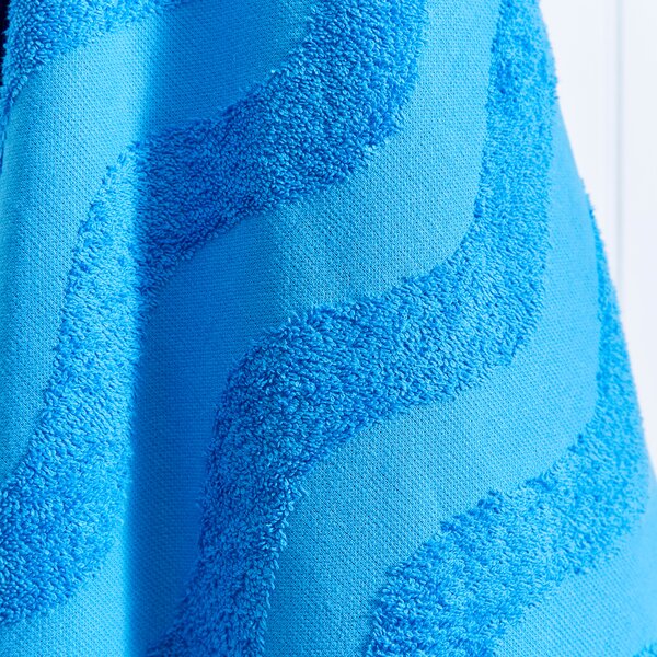 Wave Tufted Cotton Beach Towel