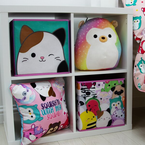 Set of 2 3.6L Squishmallows Storage Cubes