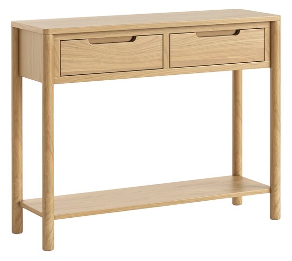 Florida Console Table, Oak Effect